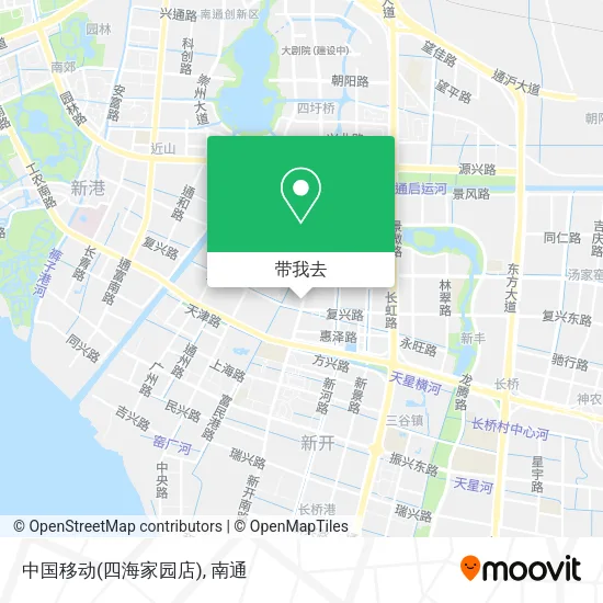 中国移动(四海家园店)地图