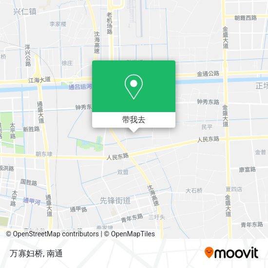 万寡妇桥地图