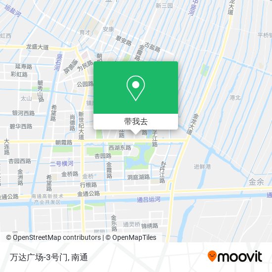 万达广场-3号门地图