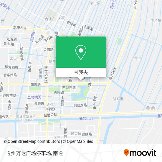 通州万达广场停车场地图