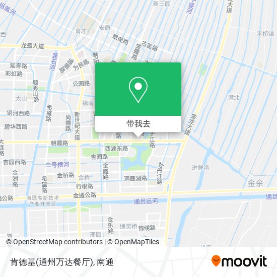 肯德基(通州万达餐厅)地图