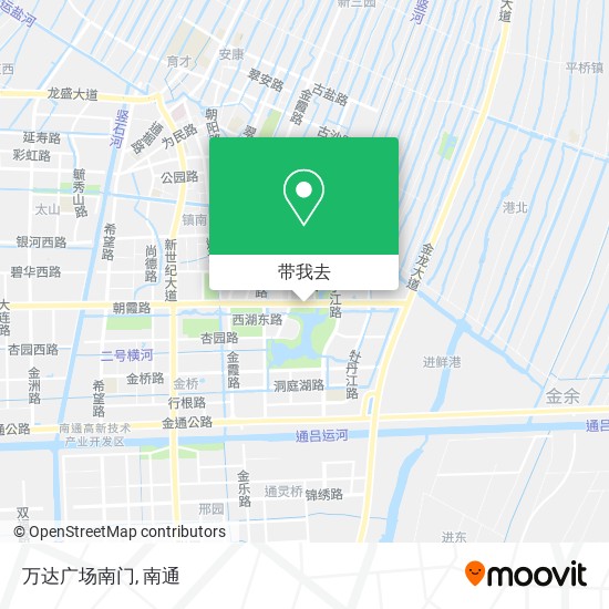 万达广场南门地图