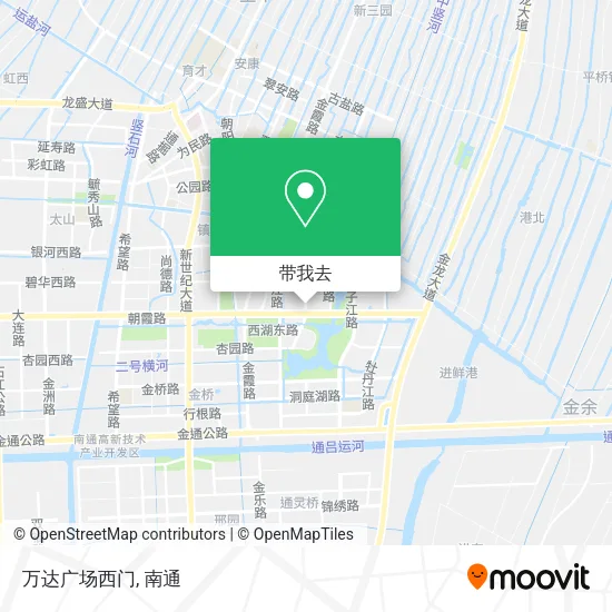 万达广场西门地图