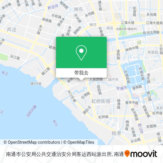 南通市公安局公共交通治安分局客运西站派出所地图