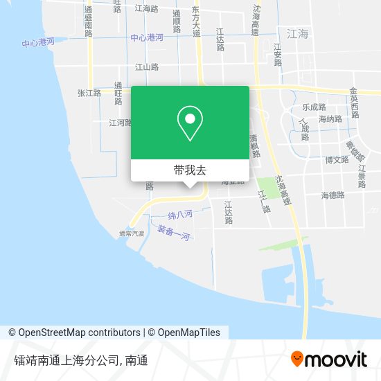 镭靖南通上海分公司地图