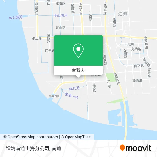 镭靖南通上海分公司地图
