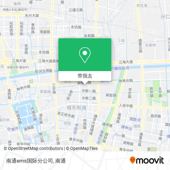 南通ems国际分公司地图