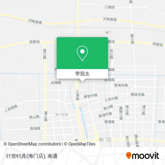 行营钓具(海门店)地图