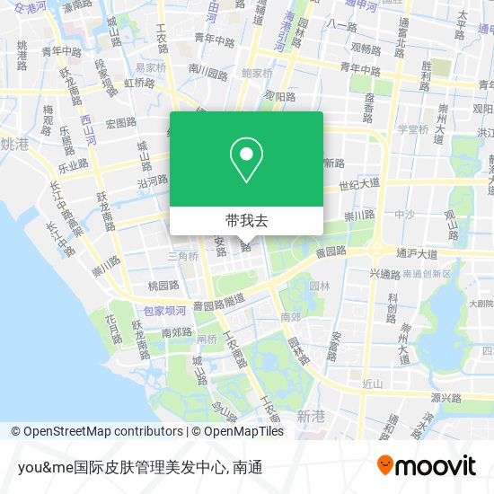 you&me国际皮肤管理美发中心地图