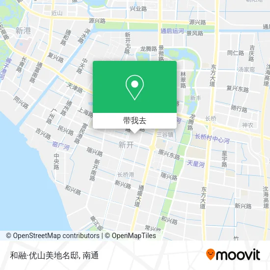 和融·优山美地名邸地图