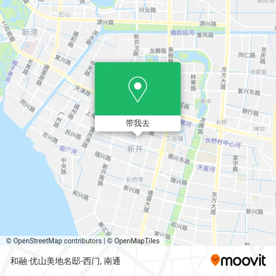 和融·优山美地名邸-西门地图