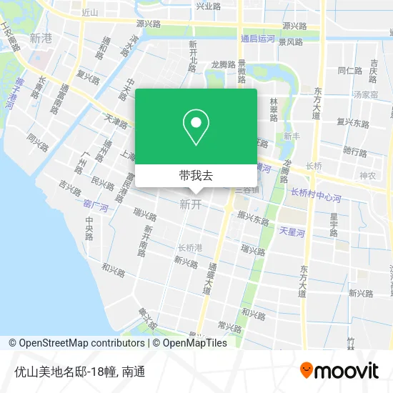 优山美地名邸-18幢地图