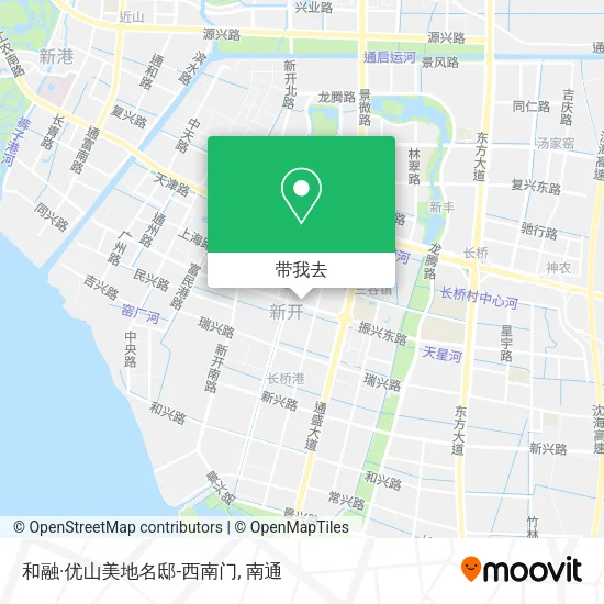 和融·优山美地名邸-西南门地图