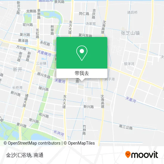 金沙汇浴场地图