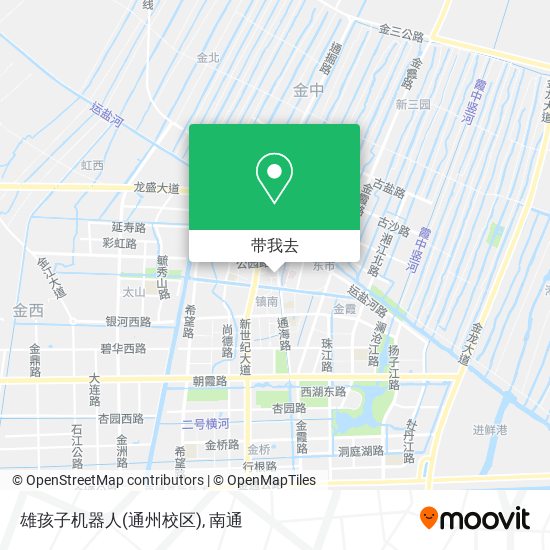 雄孩子机器人(通州校区)地图
