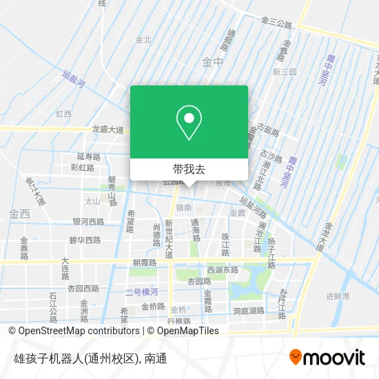 雄孩子机器人(通州校区)地图