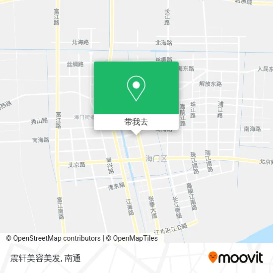 震轩美容美发地图