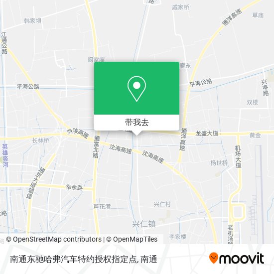 南通东驰哈弗汽车特约授权指定点地图
