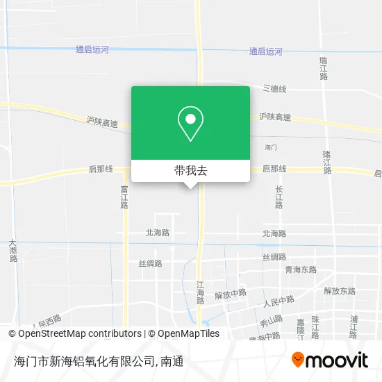 海门市新海铝氧化有限公司地图