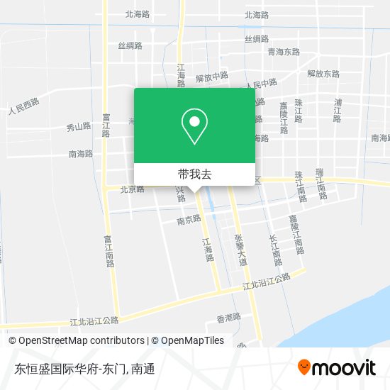 东恒盛国际华府-东门地图