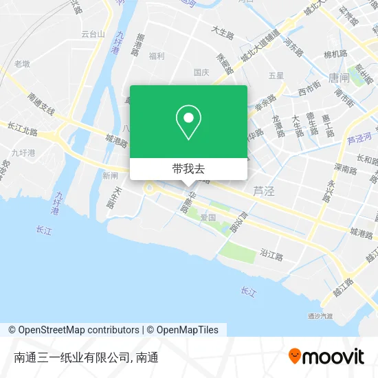 南通三一纸业有限公司地图