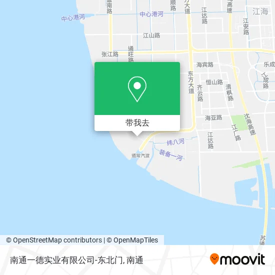 南通一德实业有限公司-东北门地图