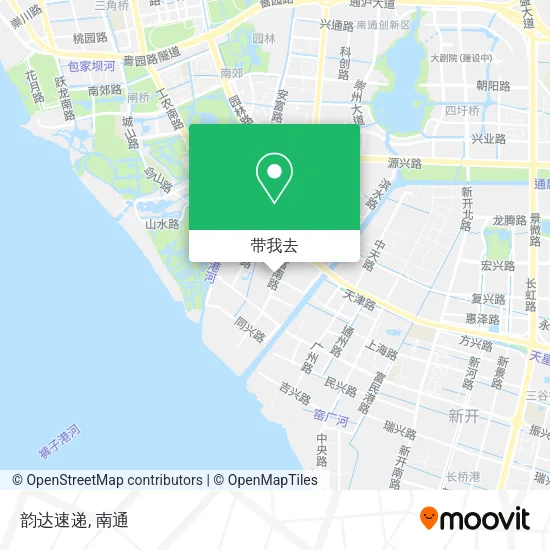 韵达速递地图