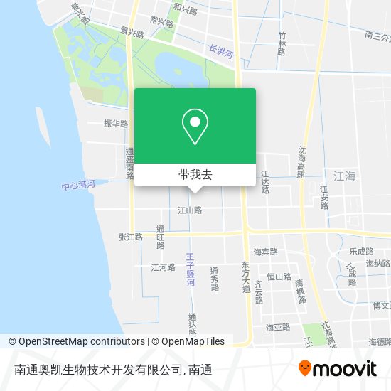 南通奥凯生物技术开发有限公司地图