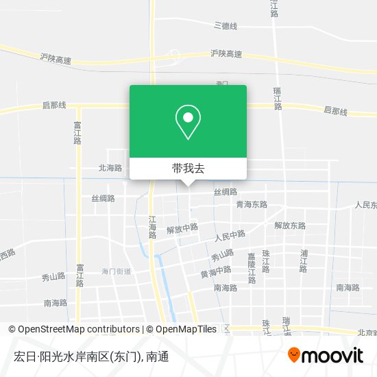 宏日·阳光水岸南区(东门)地图