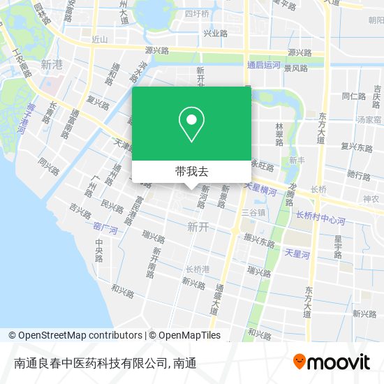 南通良春中医药科技有限公司地图