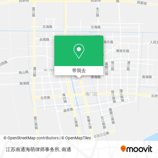 江苏南通海萌律师事务所地图
