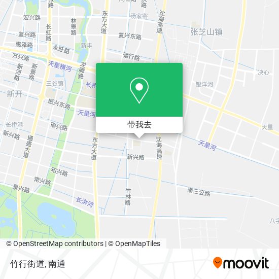 竹行街道地图