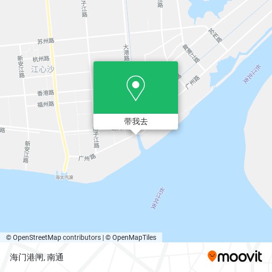 海门港闸地图