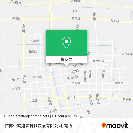 江苏中南建筑科技发展有限公司地图