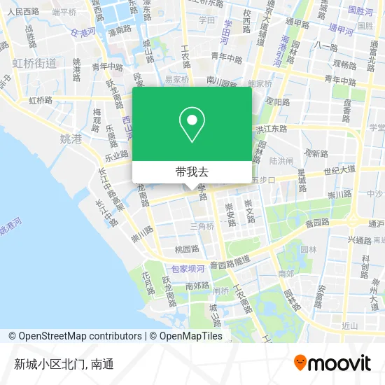 新城小区北门地图