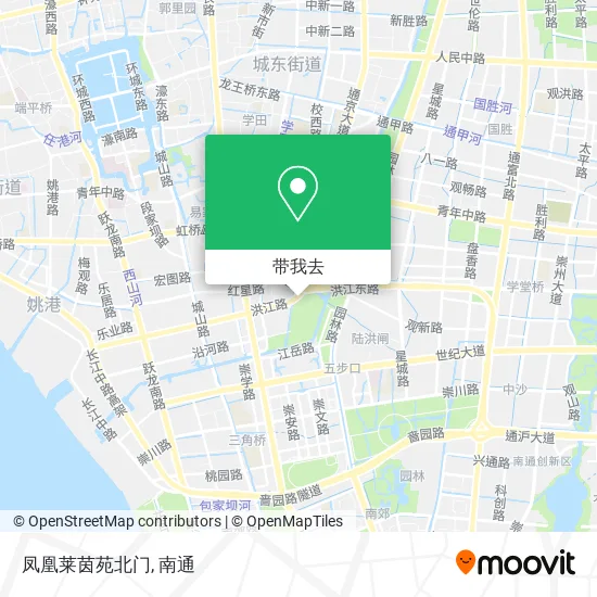 凤凰莱茵苑北门地图