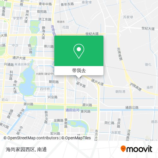 海尚家园西区地图