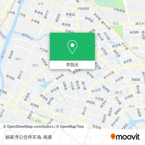 杨家湾公交停车场地图