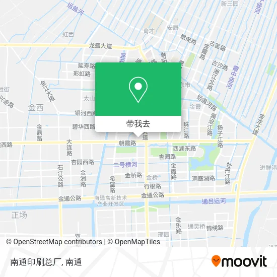 南通印刷总厂地图