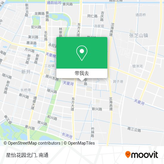 星怡花园北门地图