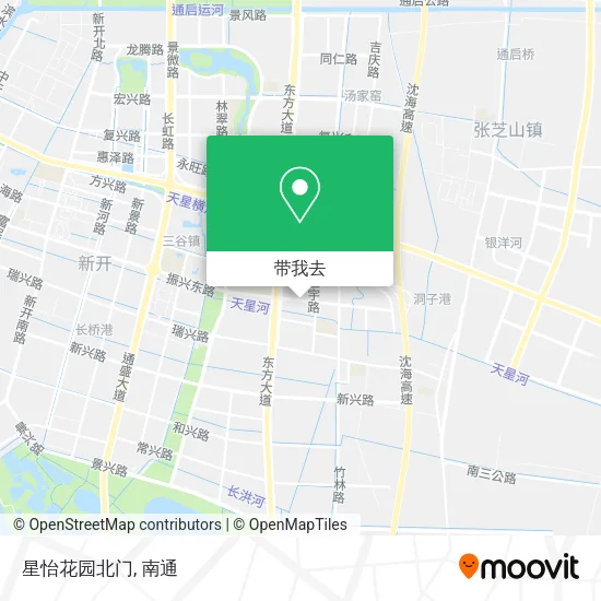 星怡花园北门地图
