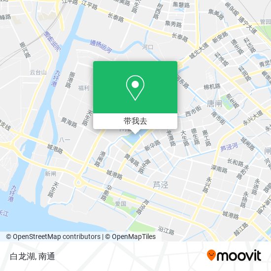 白龙湖地图