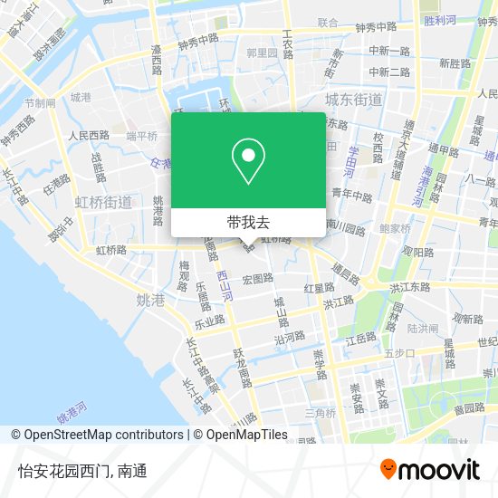 怡安花园西门地图