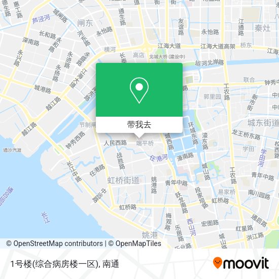 1号楼(综合病房楼一区)地图