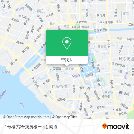 1号楼(综合病房楼一区)地图