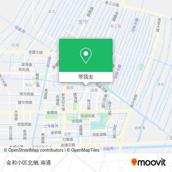金和小区北侧地图