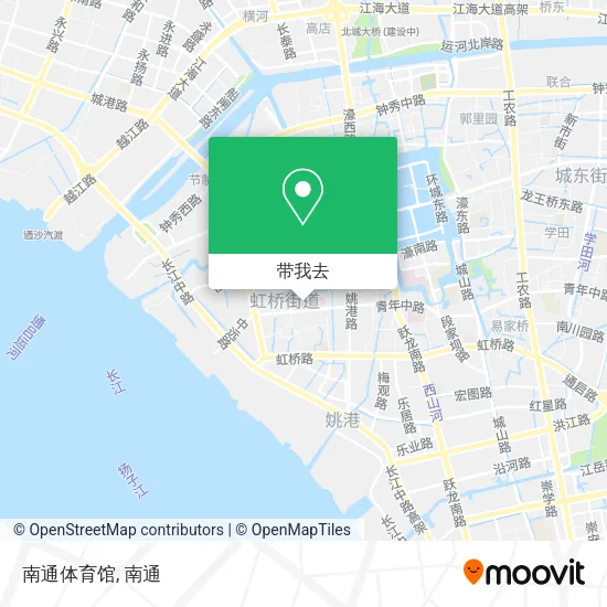 南通体育馆地图