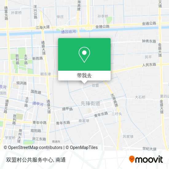双盟村公共服务中心地图