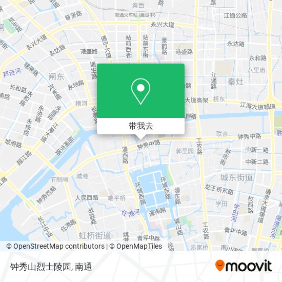 钟秀山烈士陵园地图