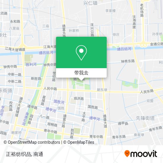 正裕纺织品地图